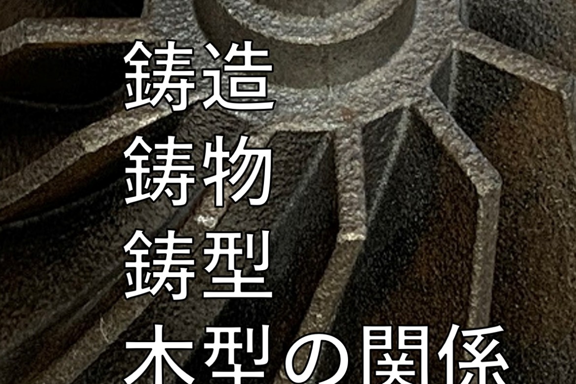 鋳造・鋳物・鋳型と、中山木型が作る木型の関係サムネイル
